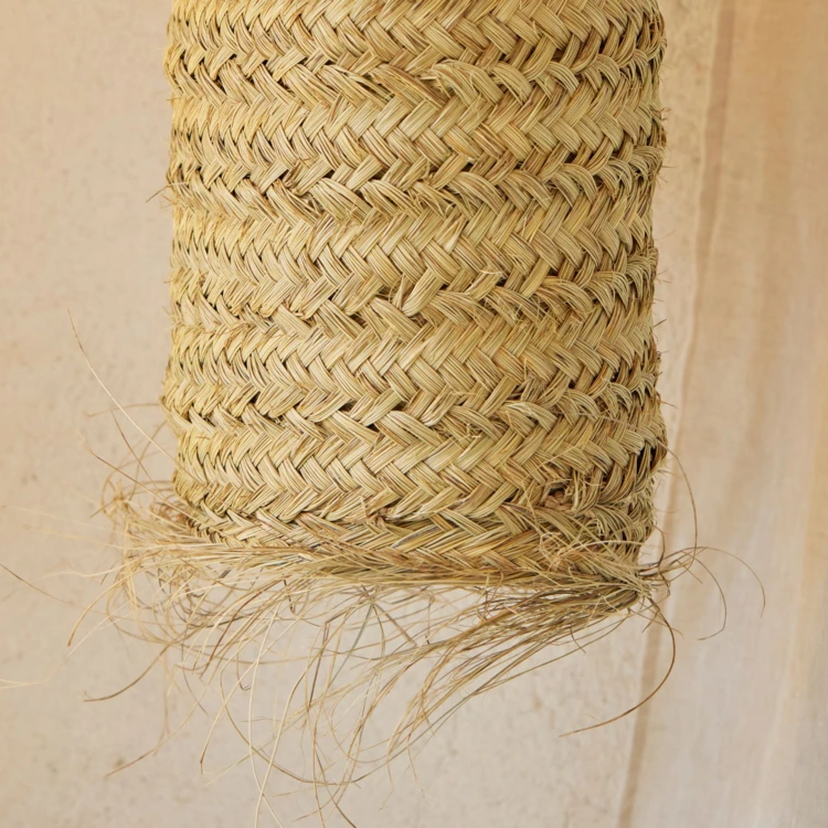 Lampenschirm Palmfaserrohr