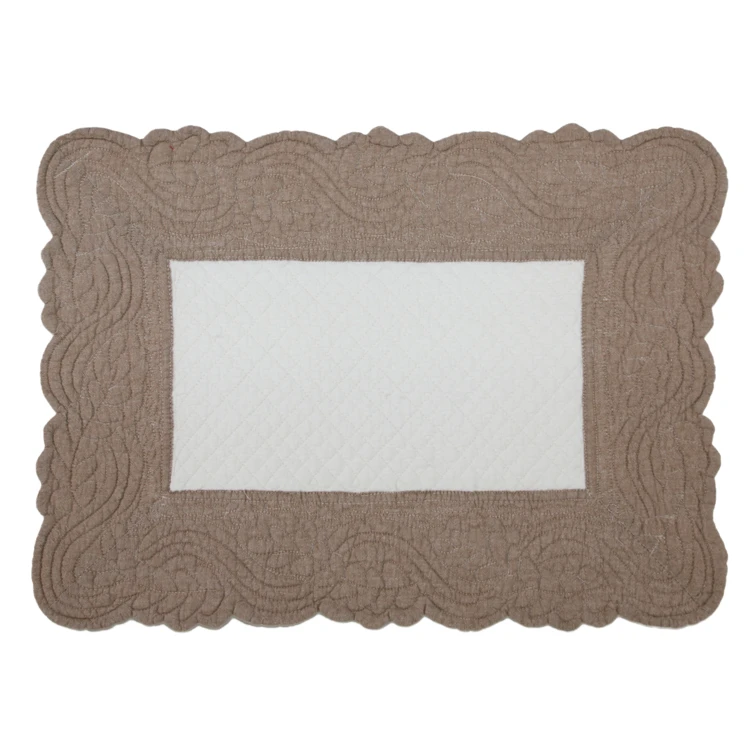 Set de table morphée coton matelassé