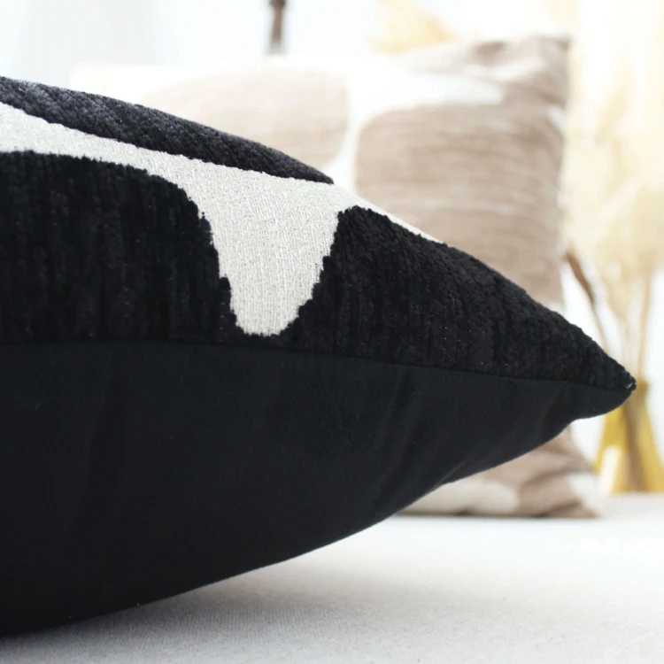 Cuscino decorativo moderno in jacquard sfoderabile