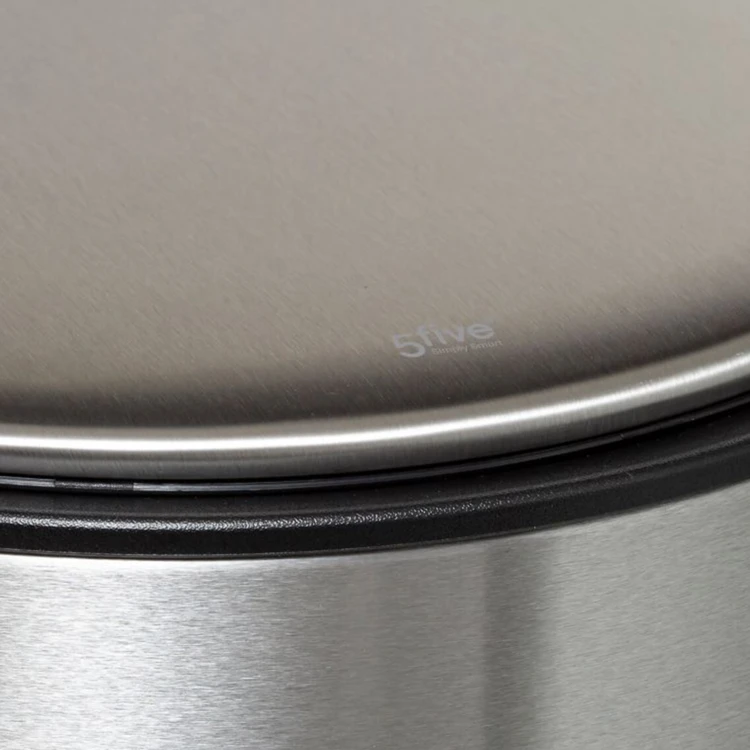Runder Mülleimer aus Metall 30L