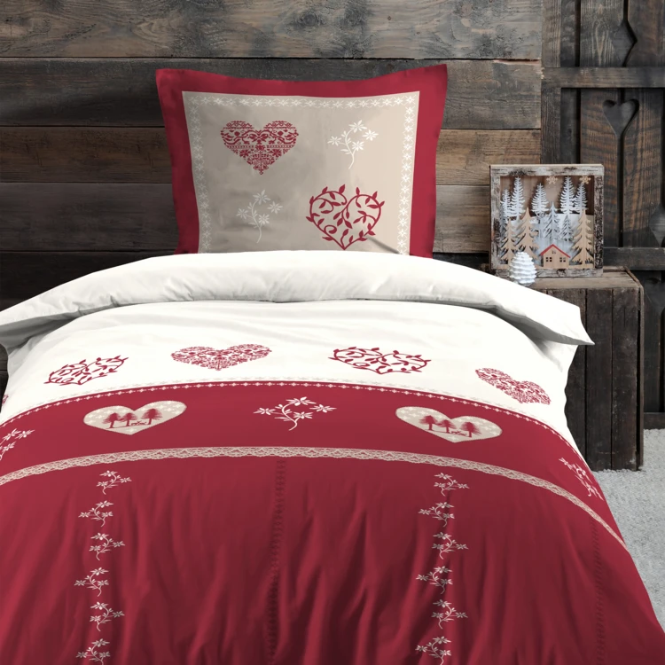 Warm beddengoed in bergstijl