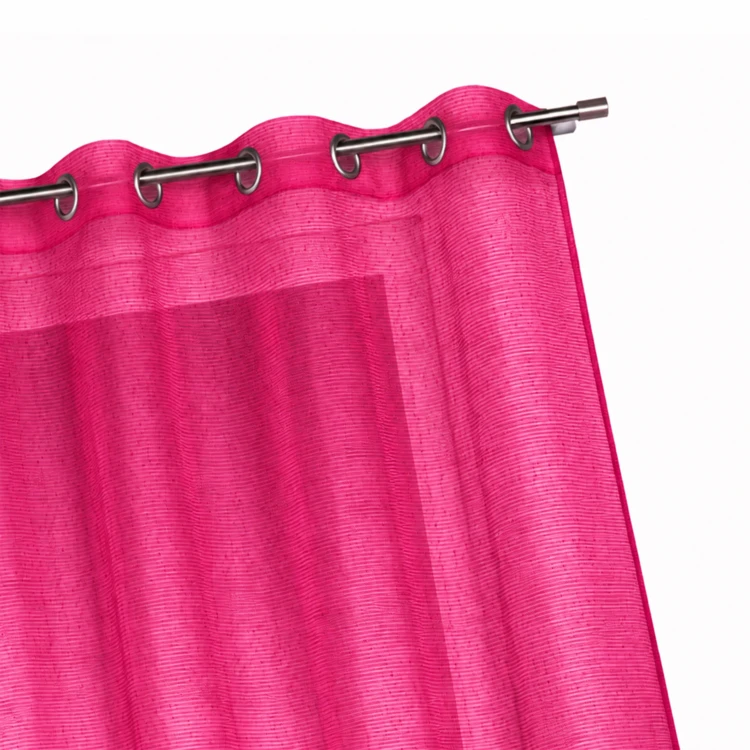 Organza voile met fijne horizontale strepen