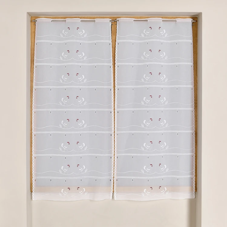 Modulable brodé à motif poules