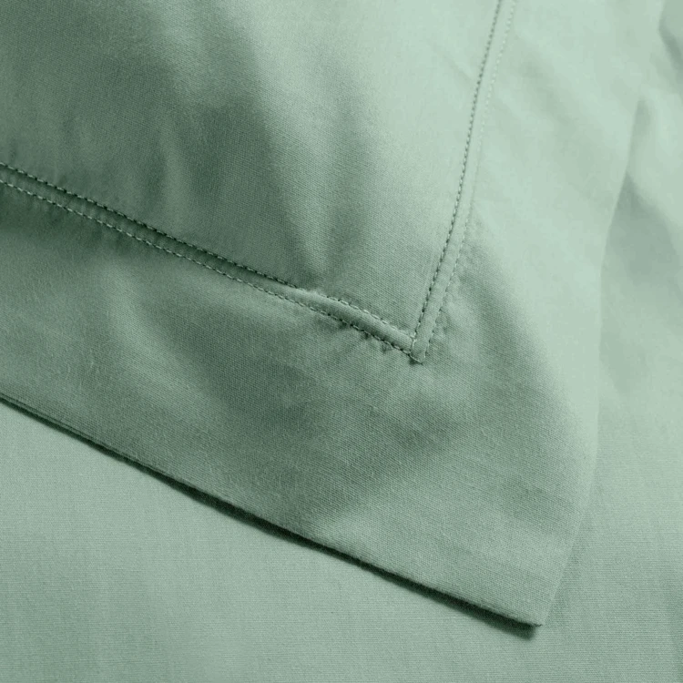 Taie d'oreiller volant plat 100% percale de coton ORIGINE