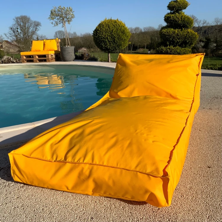 Matelas bain de soleil en microbille