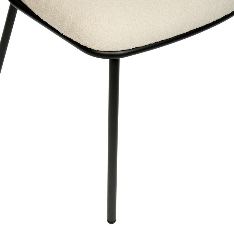 Lot de 2 fauteuils de table en chenille