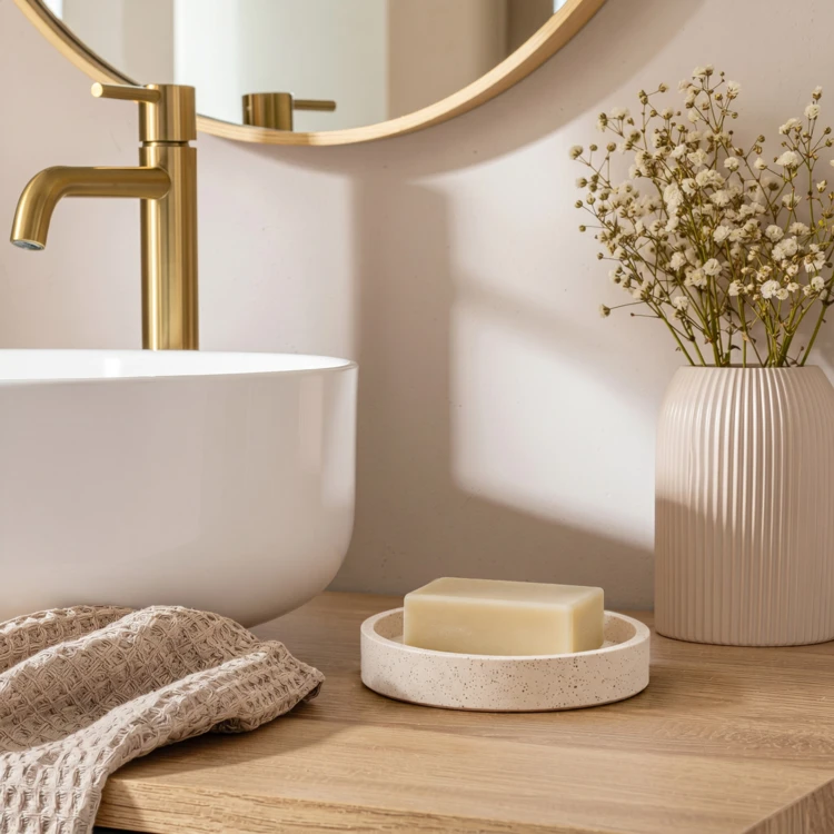Seifenhalter für das Badezimmer aus Polyresin