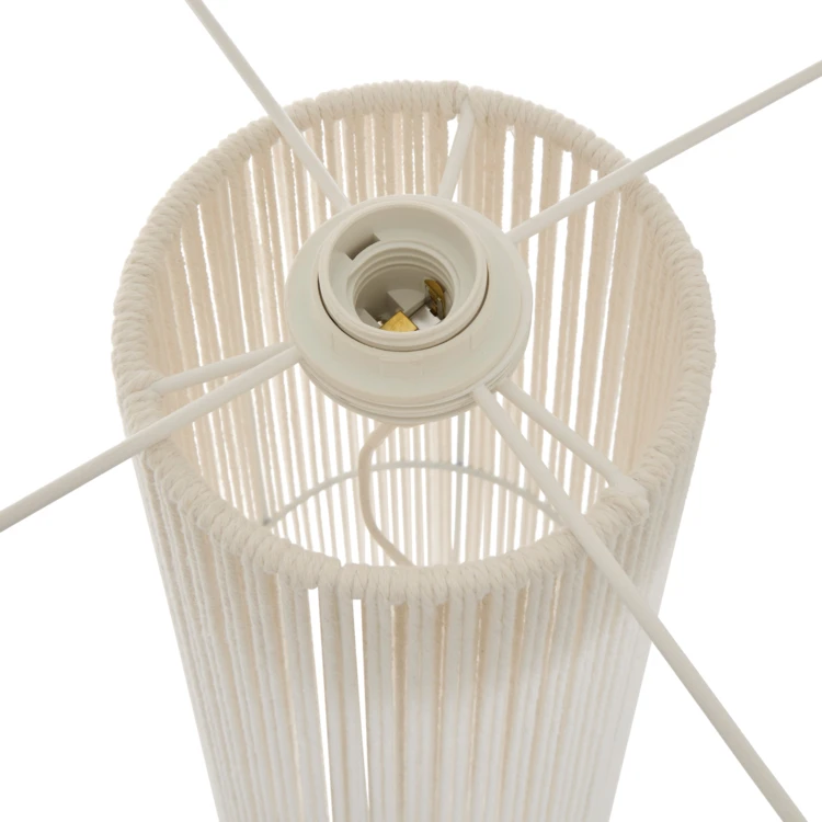 Design-Stehlampe aus Baumwolle