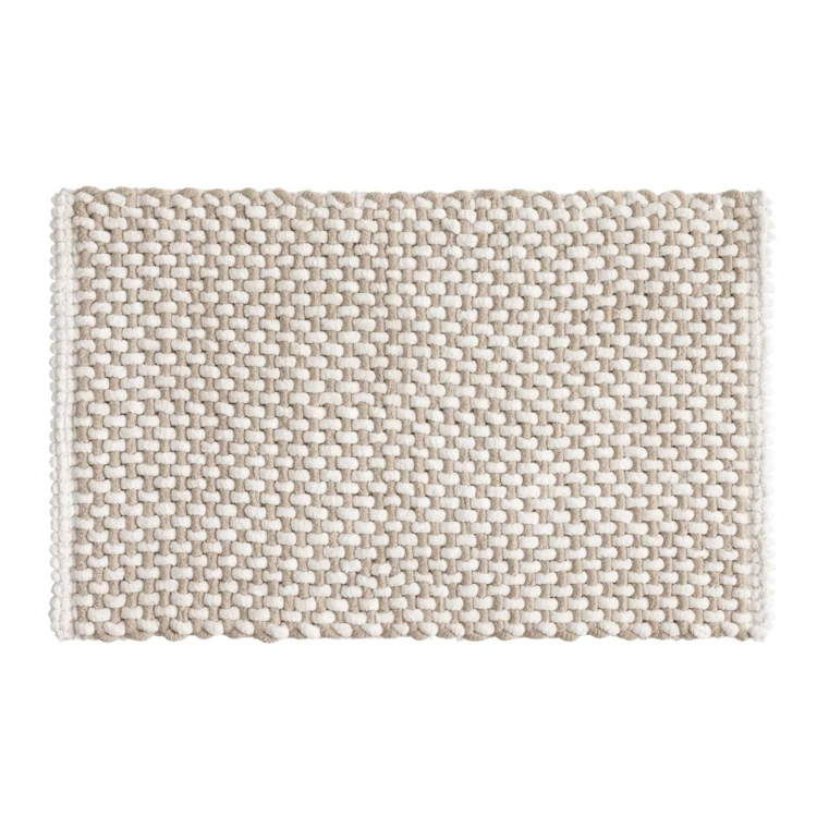 Ultra-absorbierender Chenille-Baumwollpoly-Badeteppich