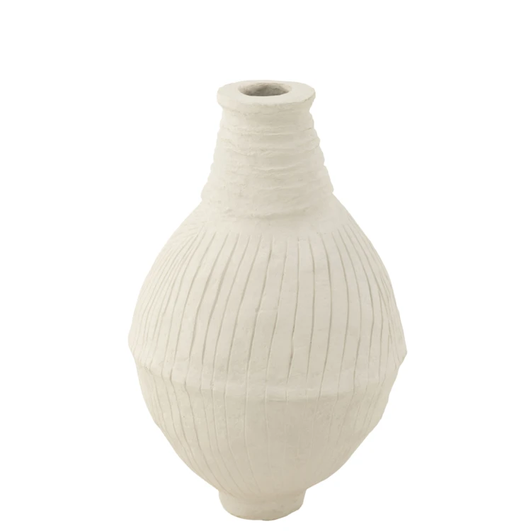 Große dekorative Vase aus Pappmaché