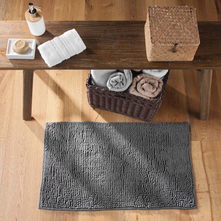 Tapis de bain en microfibre absorbante à picots