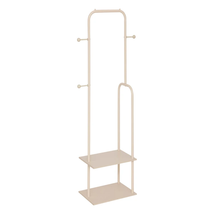 Standgarderobe mit Ablagefächern