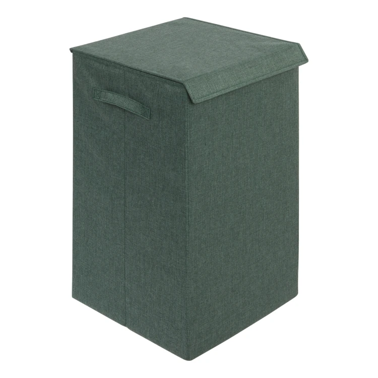 Opvouwbare wasmand van houtvezelplaat en polyester