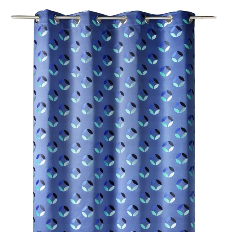 Jacquard-Lichtvorhang mit Rosettenmuster