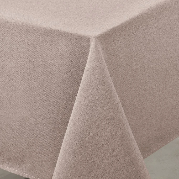 Mantel impermeable antimanchas efecto lino