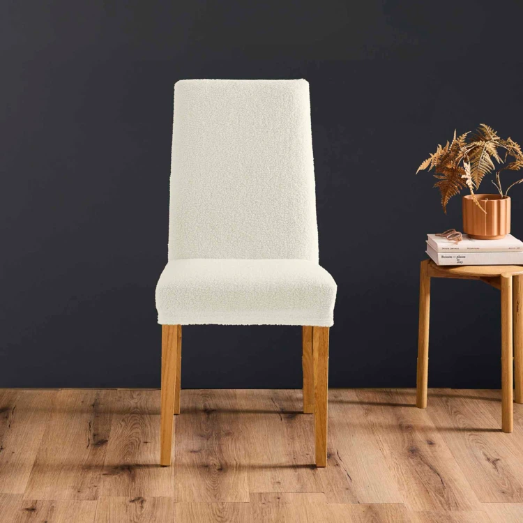 Funda de silla extensible de rizo