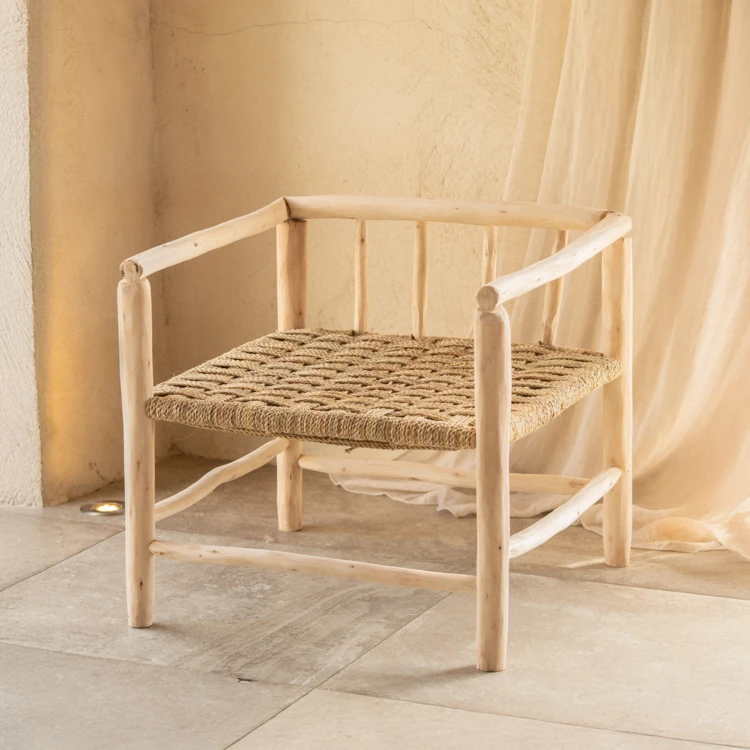 Fauteuil bois de laurier Asilah