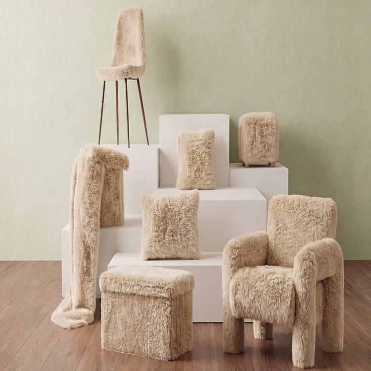 Pouf coffre pliable avec rangement