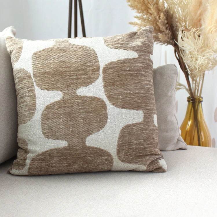Cuscino decorativo moderno in jacquard sfoderabile
