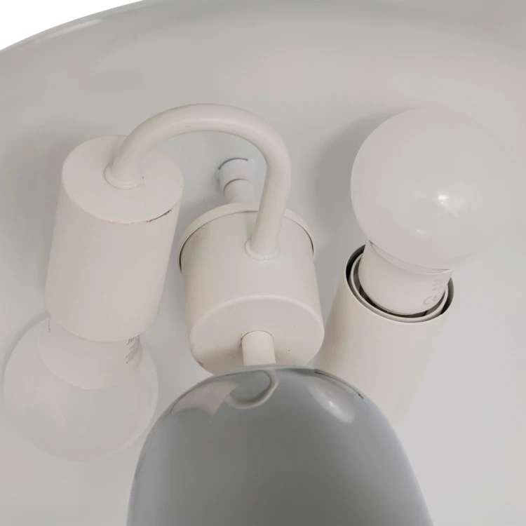 Lampe de table design champignon métal