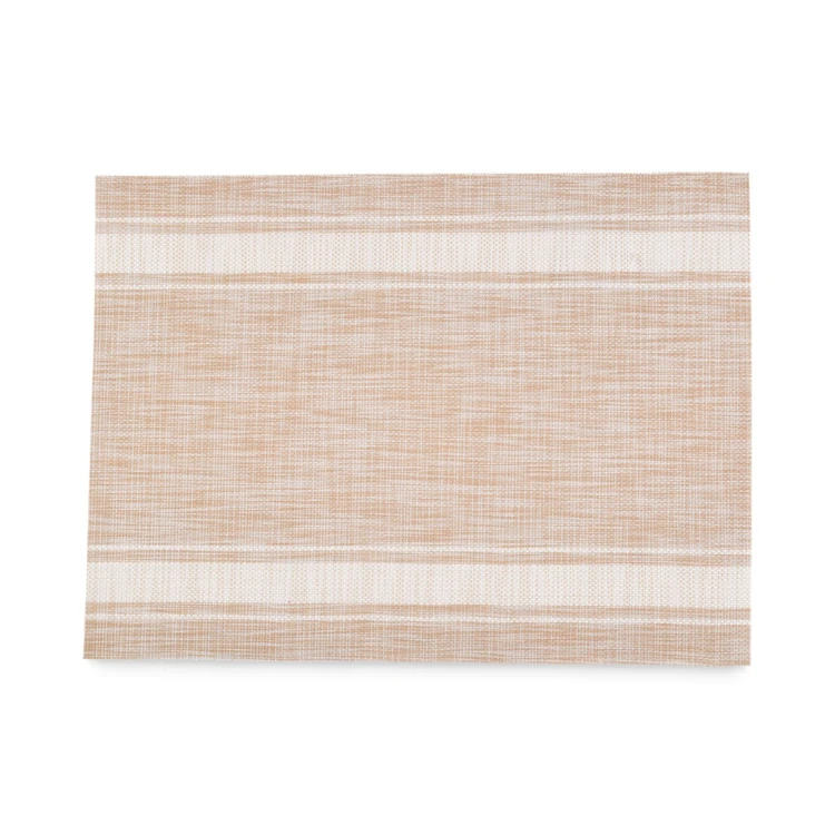 Individual rectangular tejido a rayas