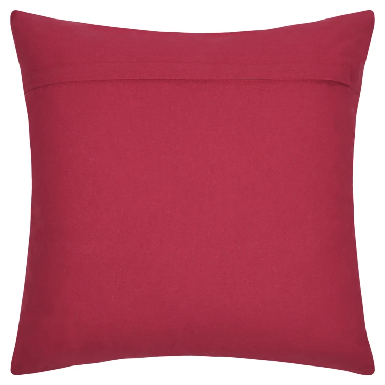 Coussin décoratif montagne ski en coton