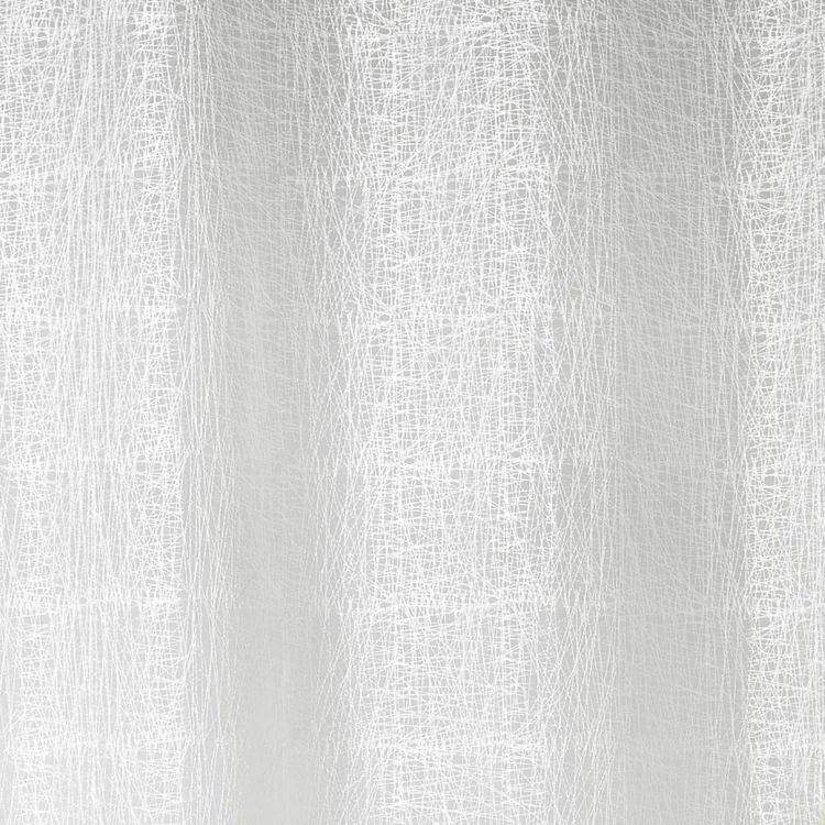 Voilage organza brodé prêt à poser