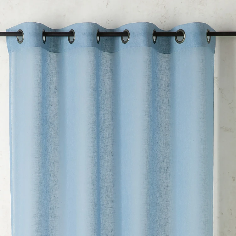 Cortinas lisas y de rejilla de poli/lino