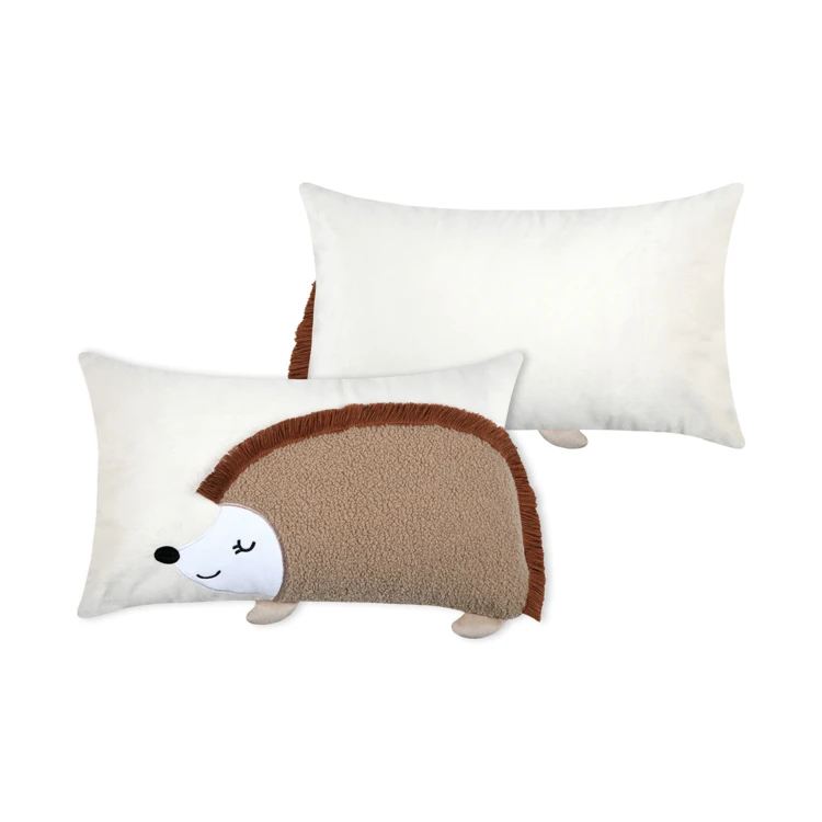 Coussin rectangulaire enfant hérisson