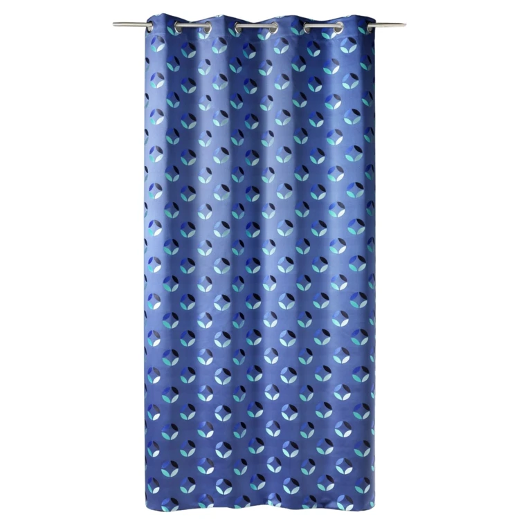 Jacquard-Lichtvorhang mit Rosettenmuster
