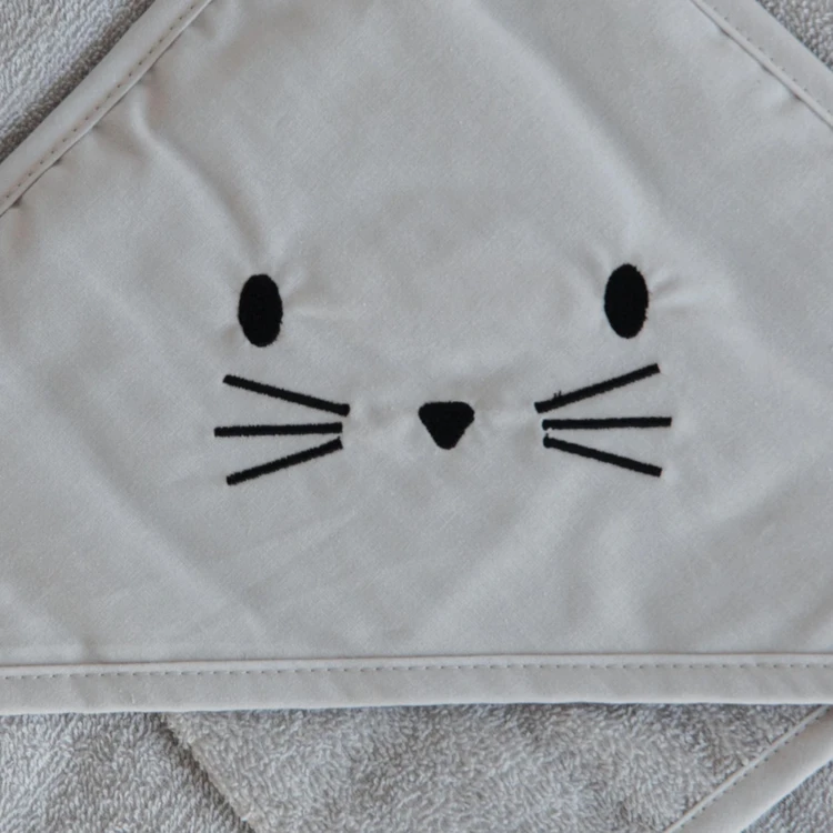 Conjunto de banho e luvas para coelhos