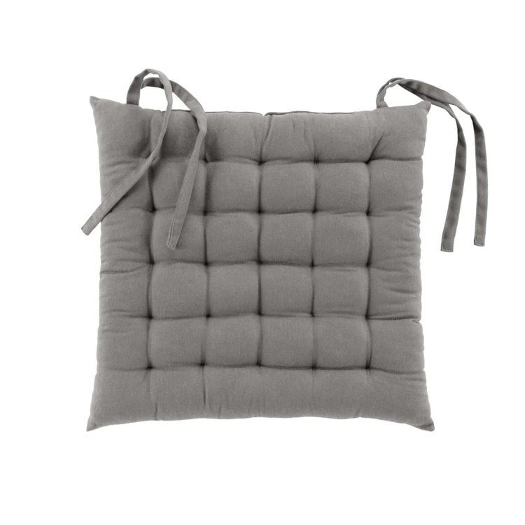 Gesteppte Sitzfläche aus Baumwolle und recyceltem Polyester