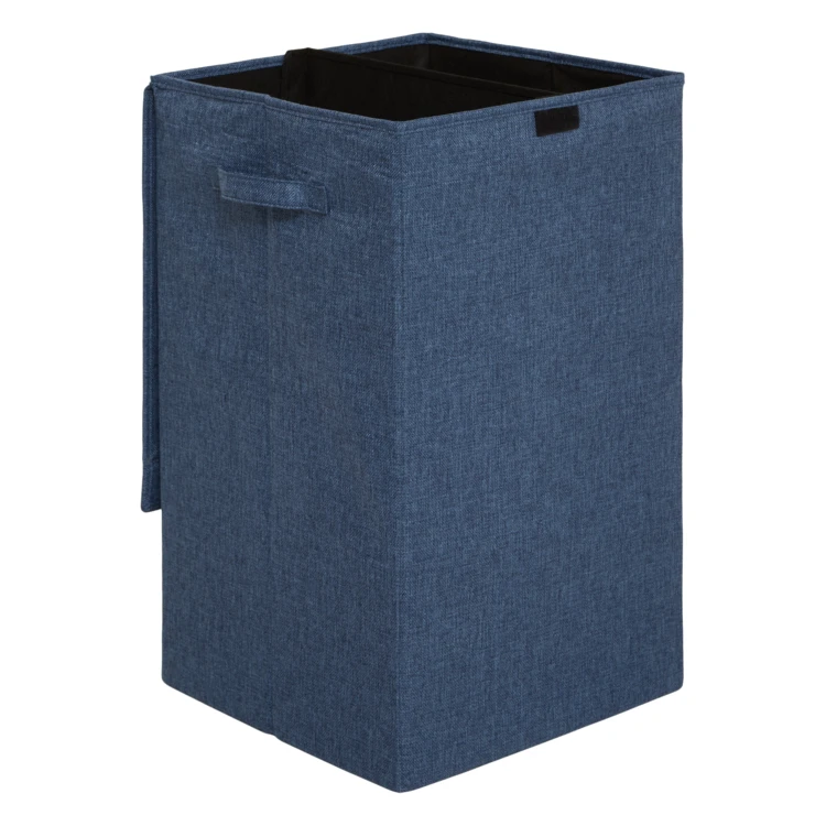 Opvouwbare wasmand van houtvezelplaat en polyester