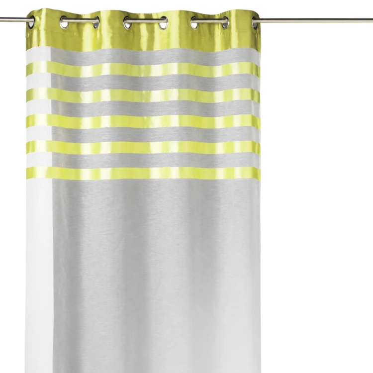 Fio transparente com face em risca de cetim