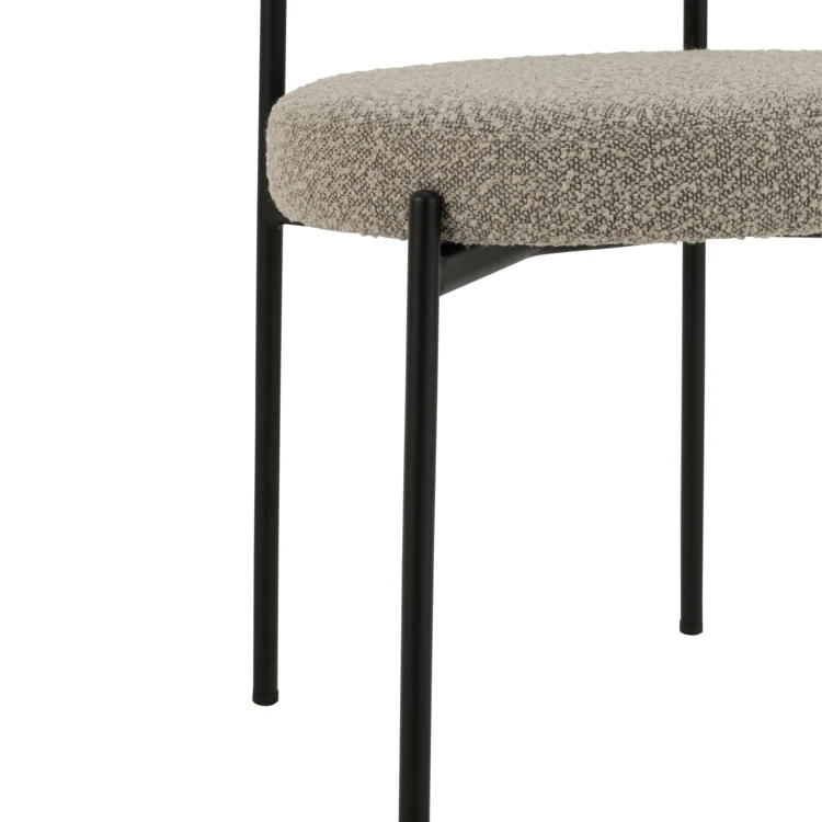 Chaise salon effet bouclette