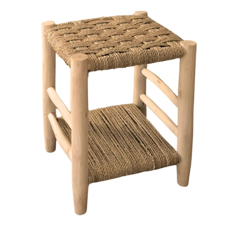 Table de chevet avec étagère
