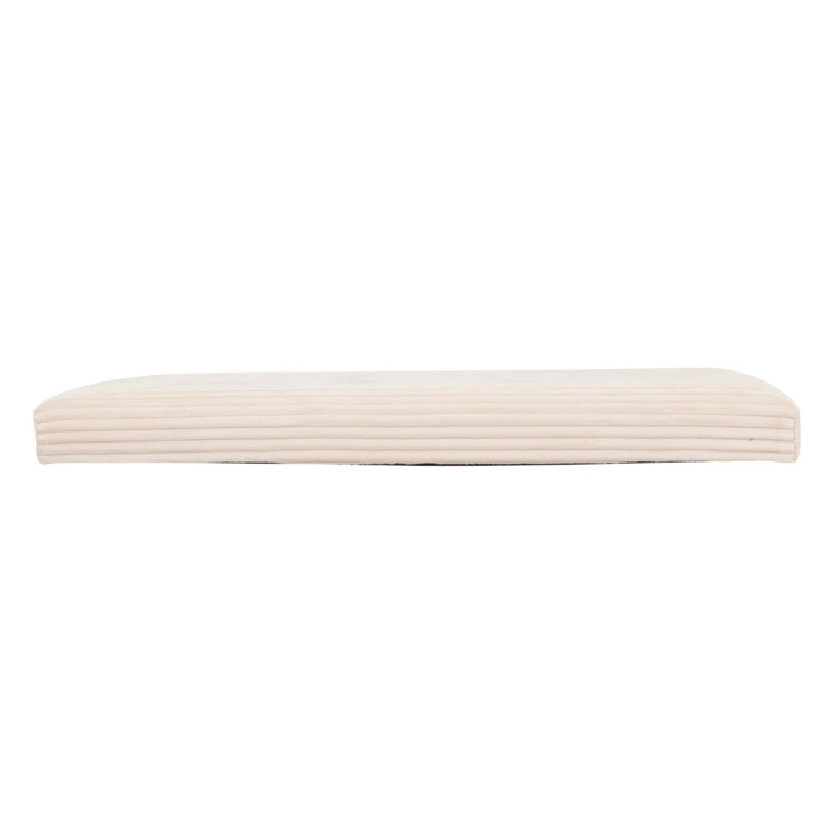 Pouf pliable double effet velours côtelé avec rangement intégré
