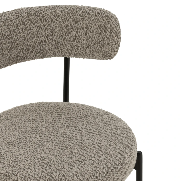 Chaise salon effet bouclette