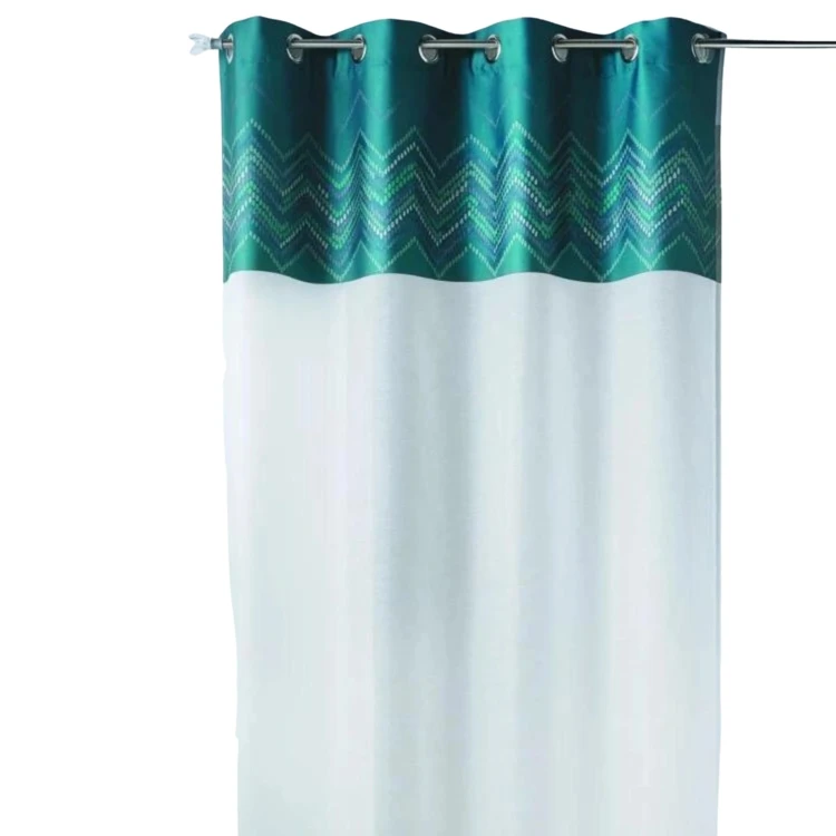Jacquard-Vorhang mit Fischgrätenmuster