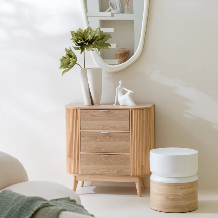 Commode en bois 3 tiroirs