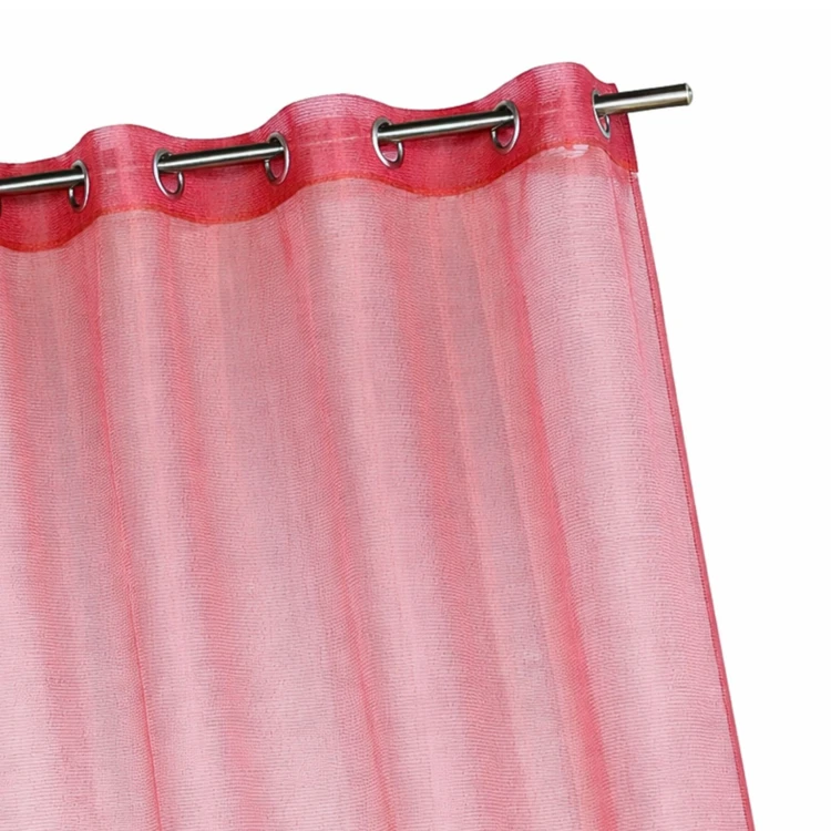 Organza voile met fijne horizontale strepen