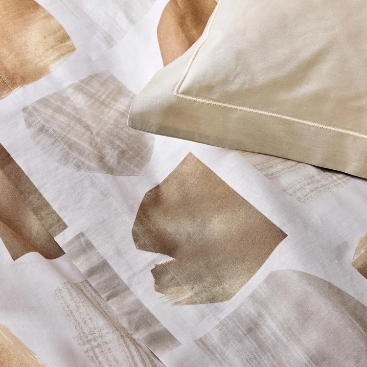 Drap plat coton graphique