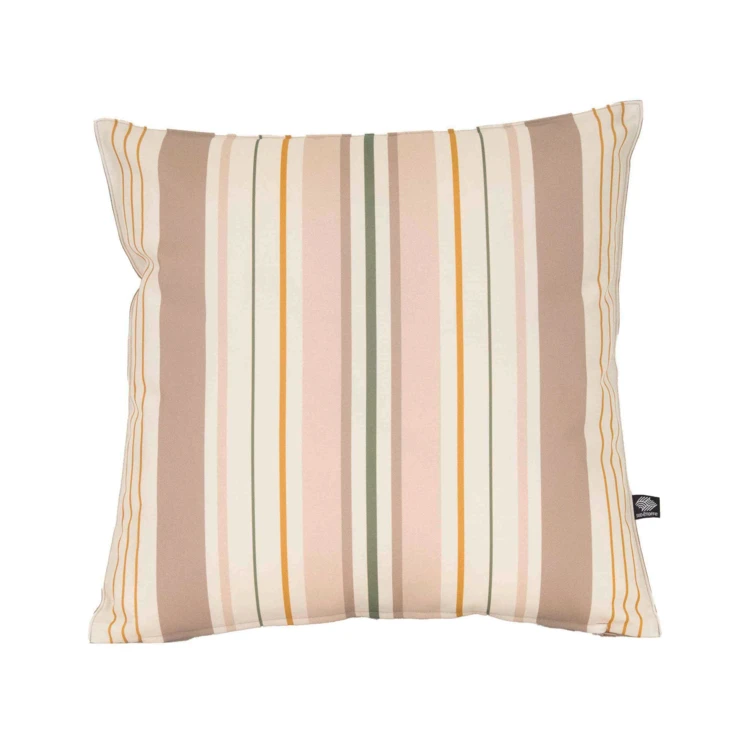 Coussin extérieur rayé