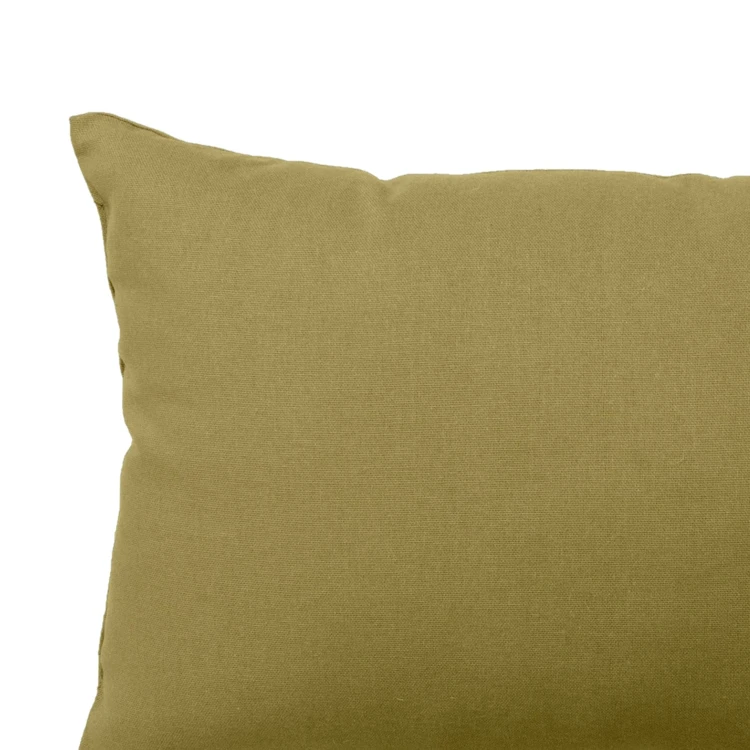 Coussin non déhoussable en coton uni