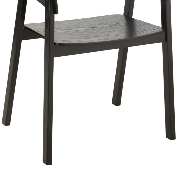 Silla de comedor de madera de fresno