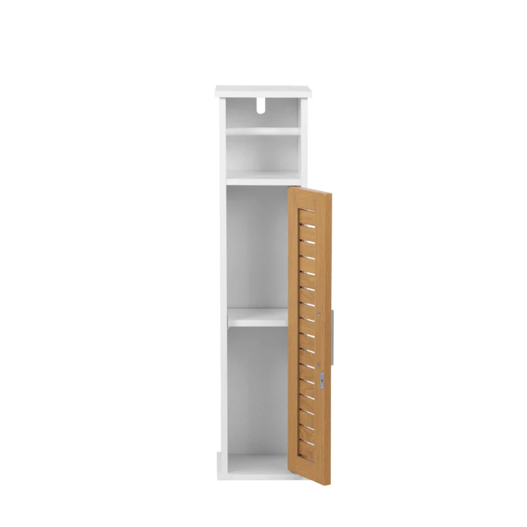 Meuble dérouleur papier WC avec rangement intégré