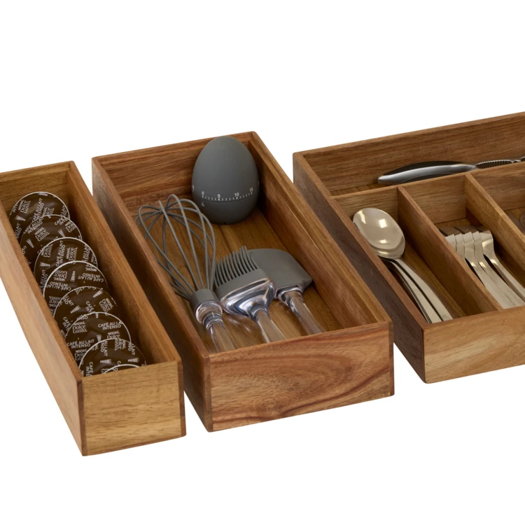 Schubladenorganizer aus Holz