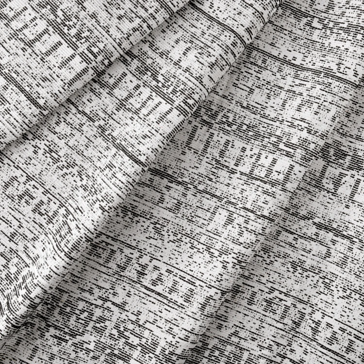 Rideau jacquard texturé inspiration minérale à oeillets