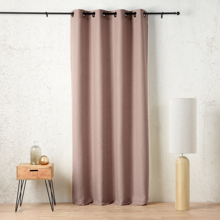 Siebvorhang mit Ösen Polylin Satin