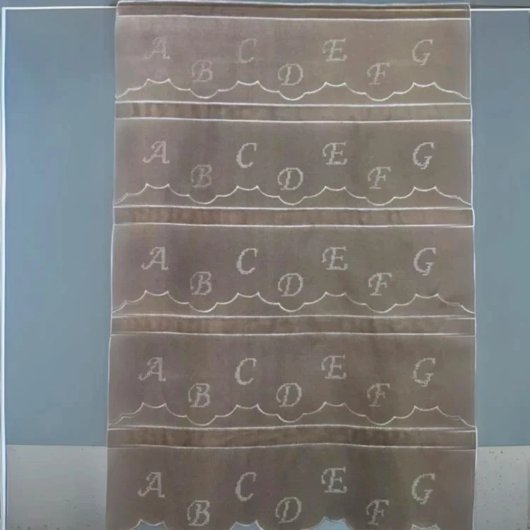 Modulable brodé lettres abécédaire